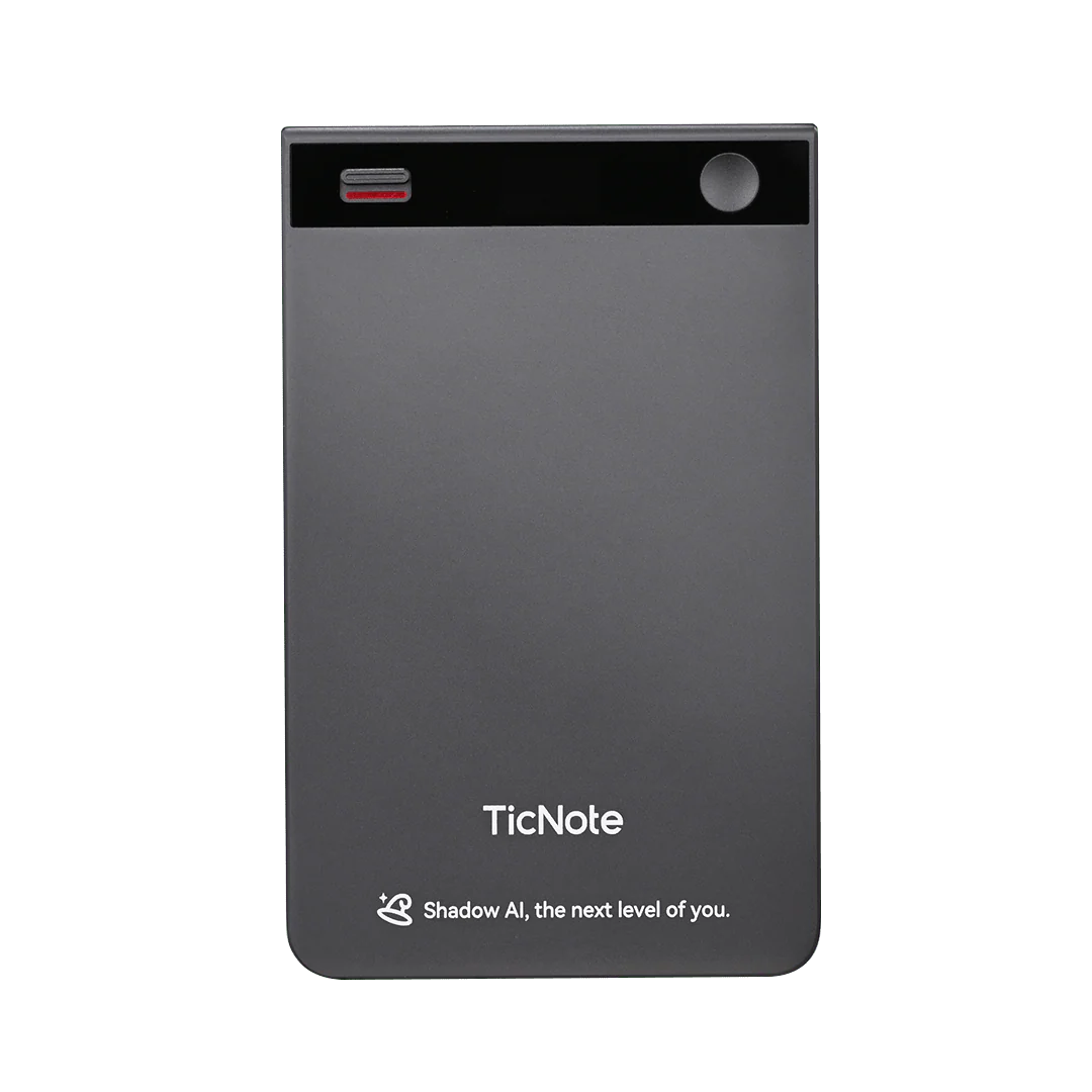 TicNote AI Voice Recorder with Real-Time Transcription and Summarization