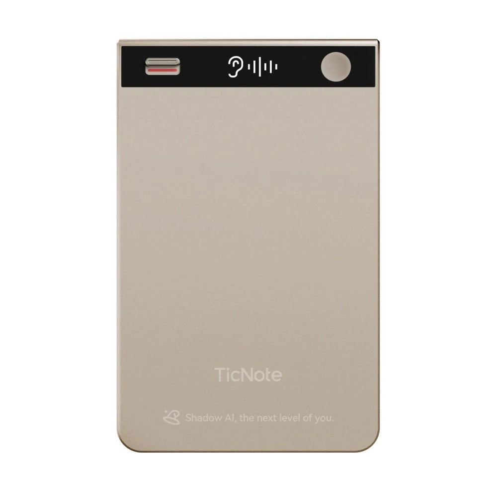 TicNote AI Voice Recorder with Real-Time Transcription and Summarization