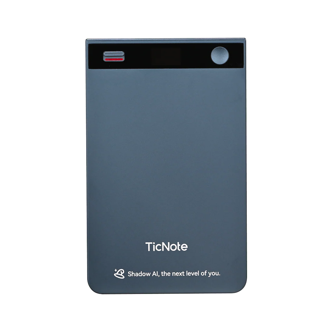 TicNote AI Voice Recorder with Real-Time Transcription and Summarization